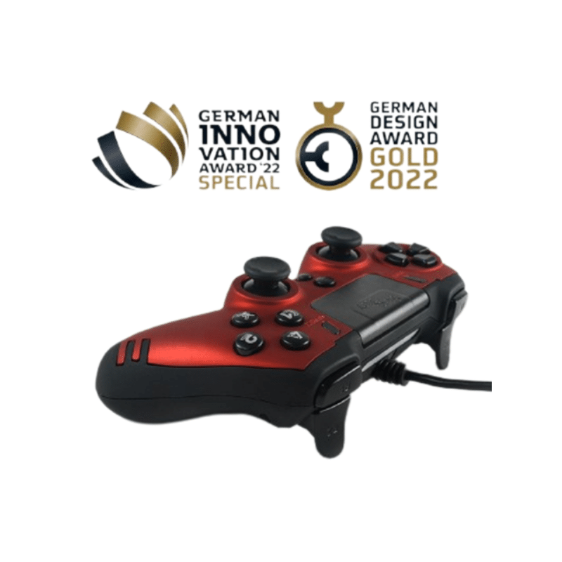 LEXIP X STEELPLAY Slim Pack Wired Controller Ruby Red Multi
