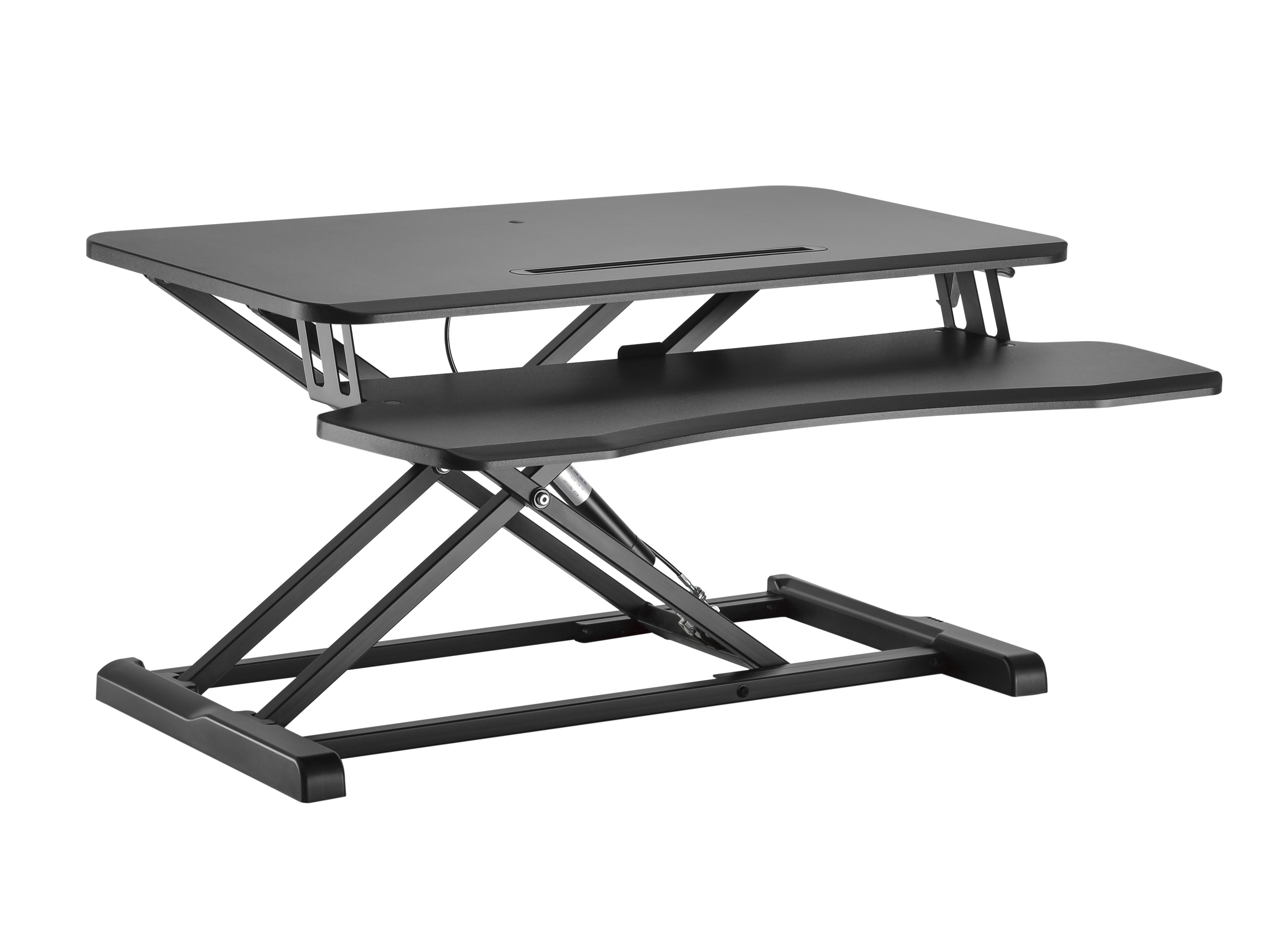 Equip Monitortisch mit Sitz-Stehbankerhöhung 15Kg sw