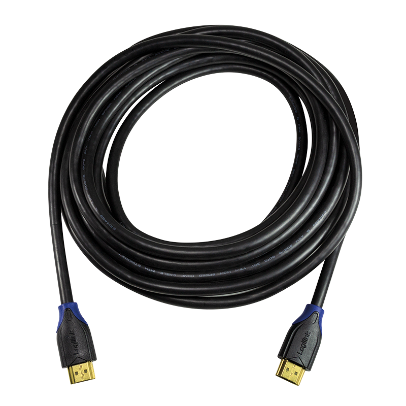 Logilink HDMI-Kabel Ethernet High Speed, 4K2K/60Hz,2.00m sw. bulk