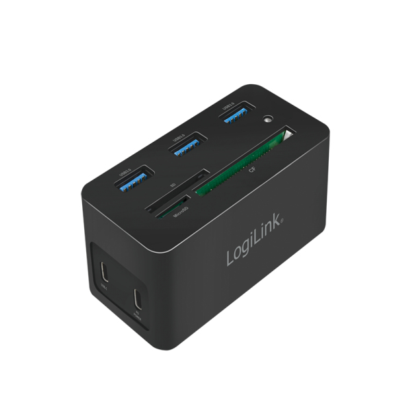 Logilink Dockingstation USB 3.2 (G1) HDMI,10-Port,PD4,schw.