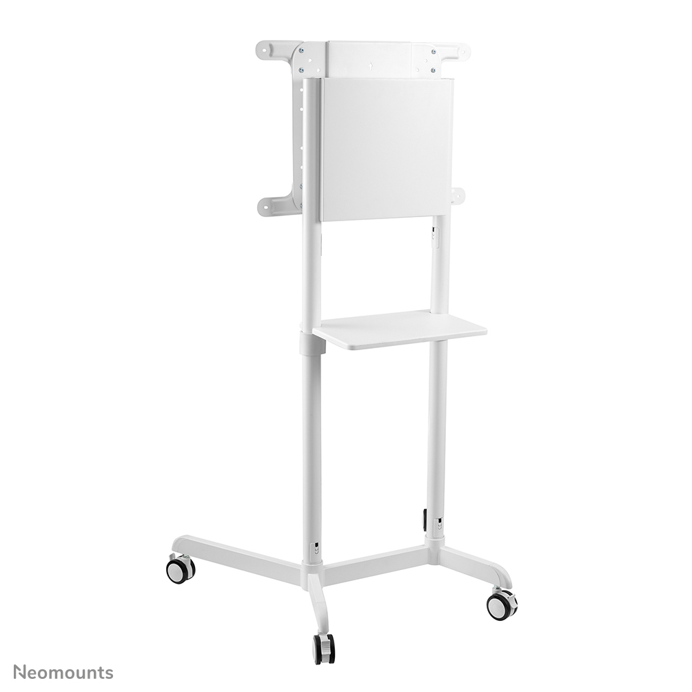 NEOMOUNTS TV/Monitor FloorStand Rollwagen 94-177,8cm 30-70Zoll max 70kg Höhe 137cm Neigbar Rotierbar weiss