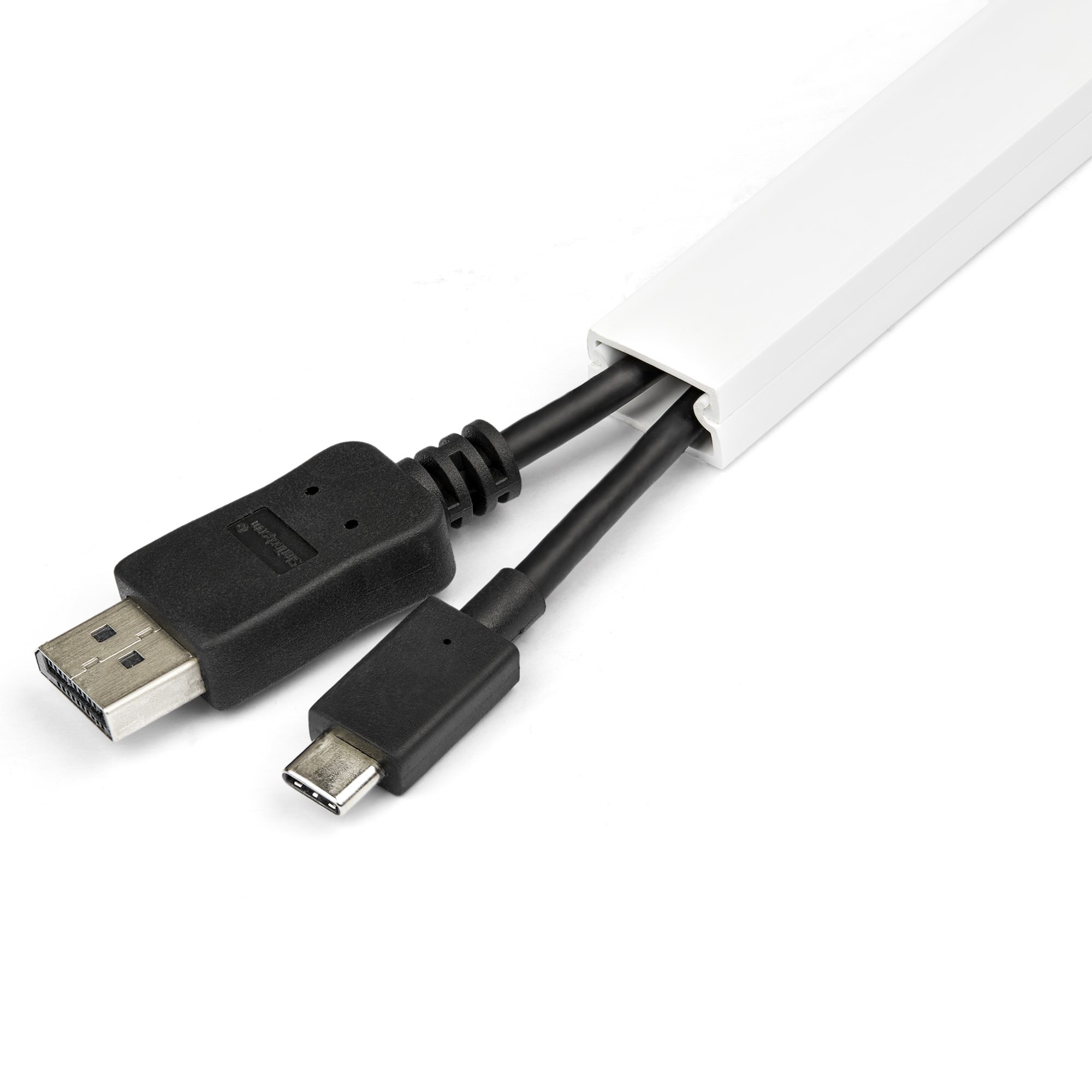 STARTECH.COM 1m Kabelkanal Selbstklebend 19x11mm PVC - Sockelleiste/Wandkabelkanal -bis zu 12 Kabel - UL geprüft