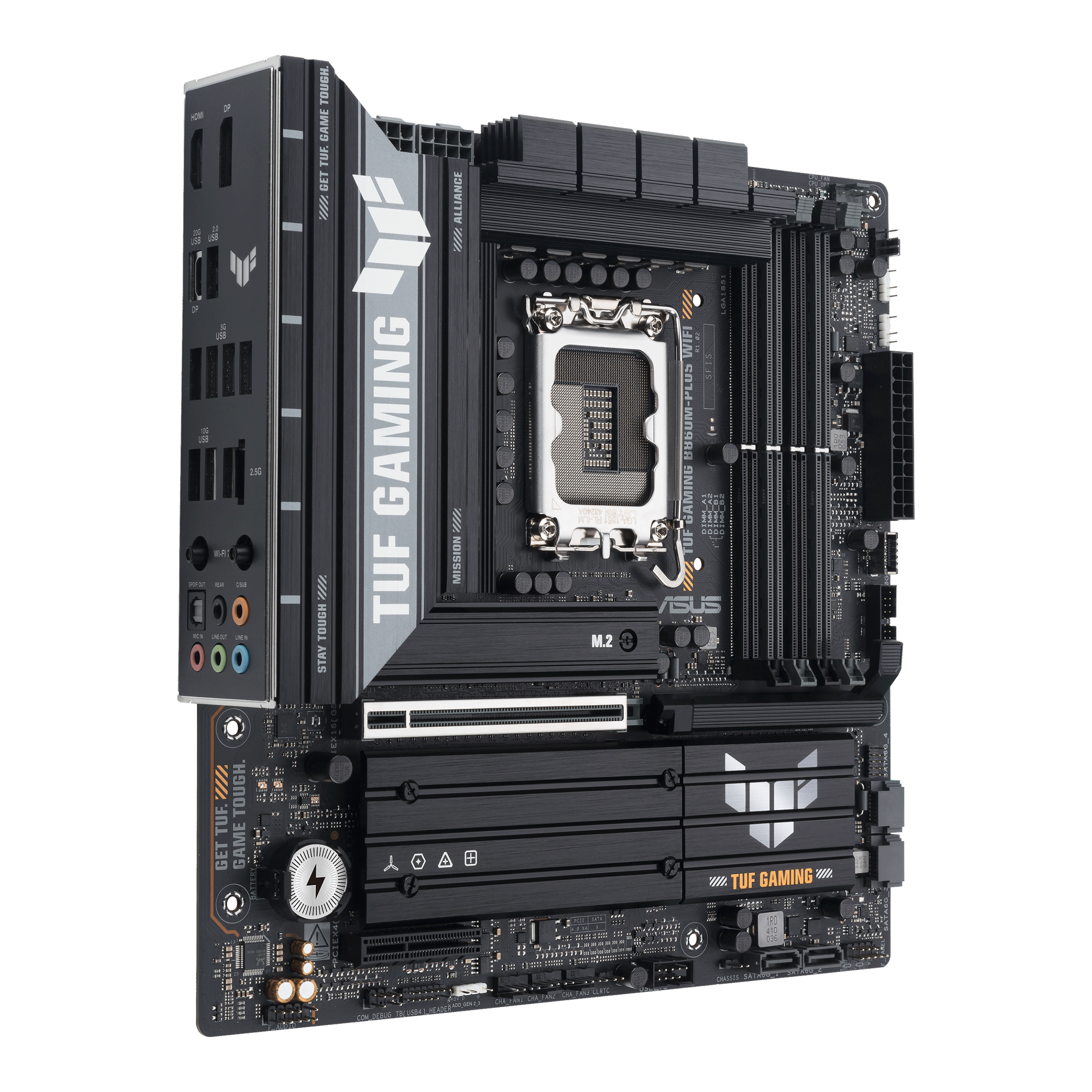 ASUS TUF GAMING B860M-PLUS WIFI LGA1851 DDR5 mATX MB