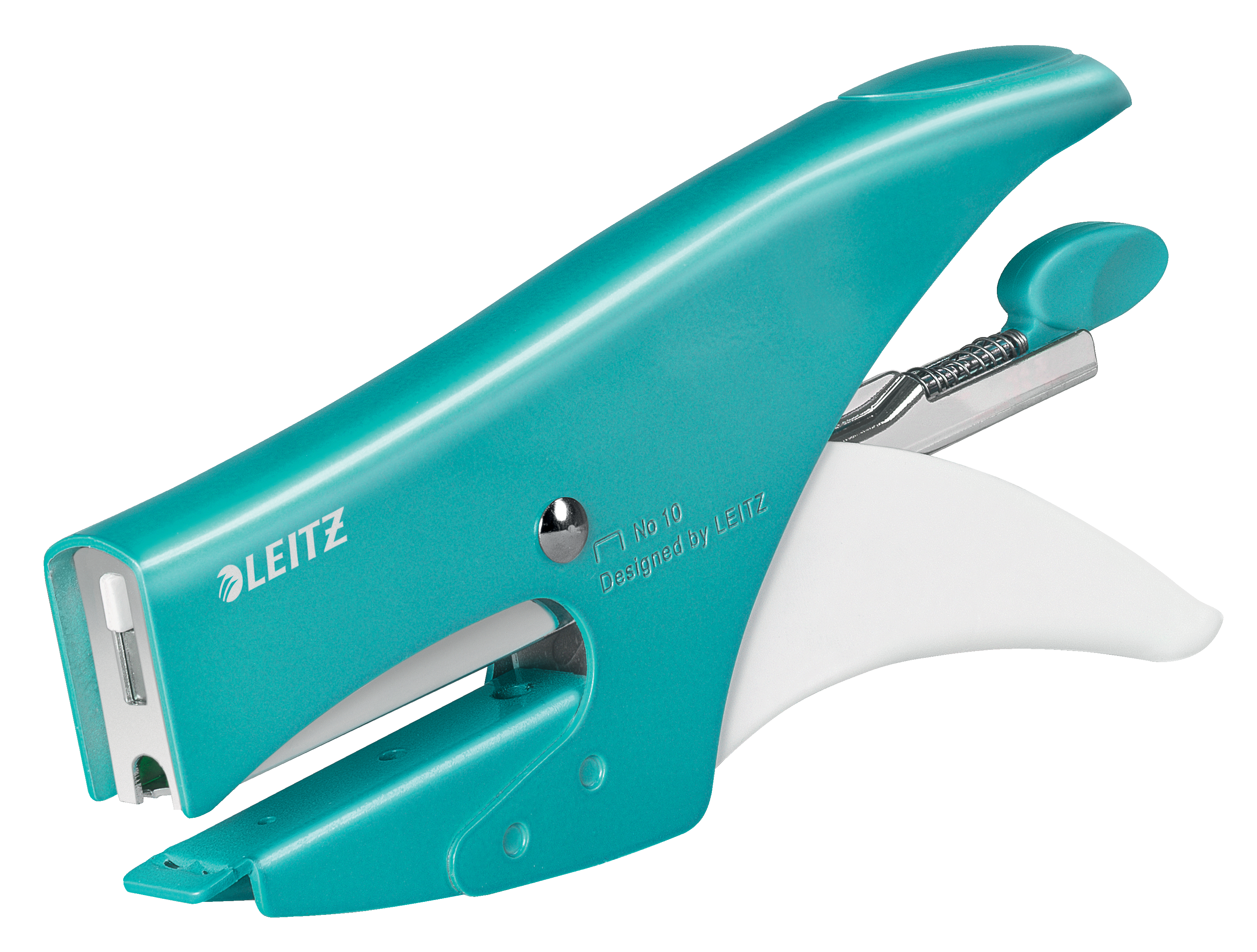 LEITZ Heftzange 5531 WOW eisblau-metallic, 1 St.