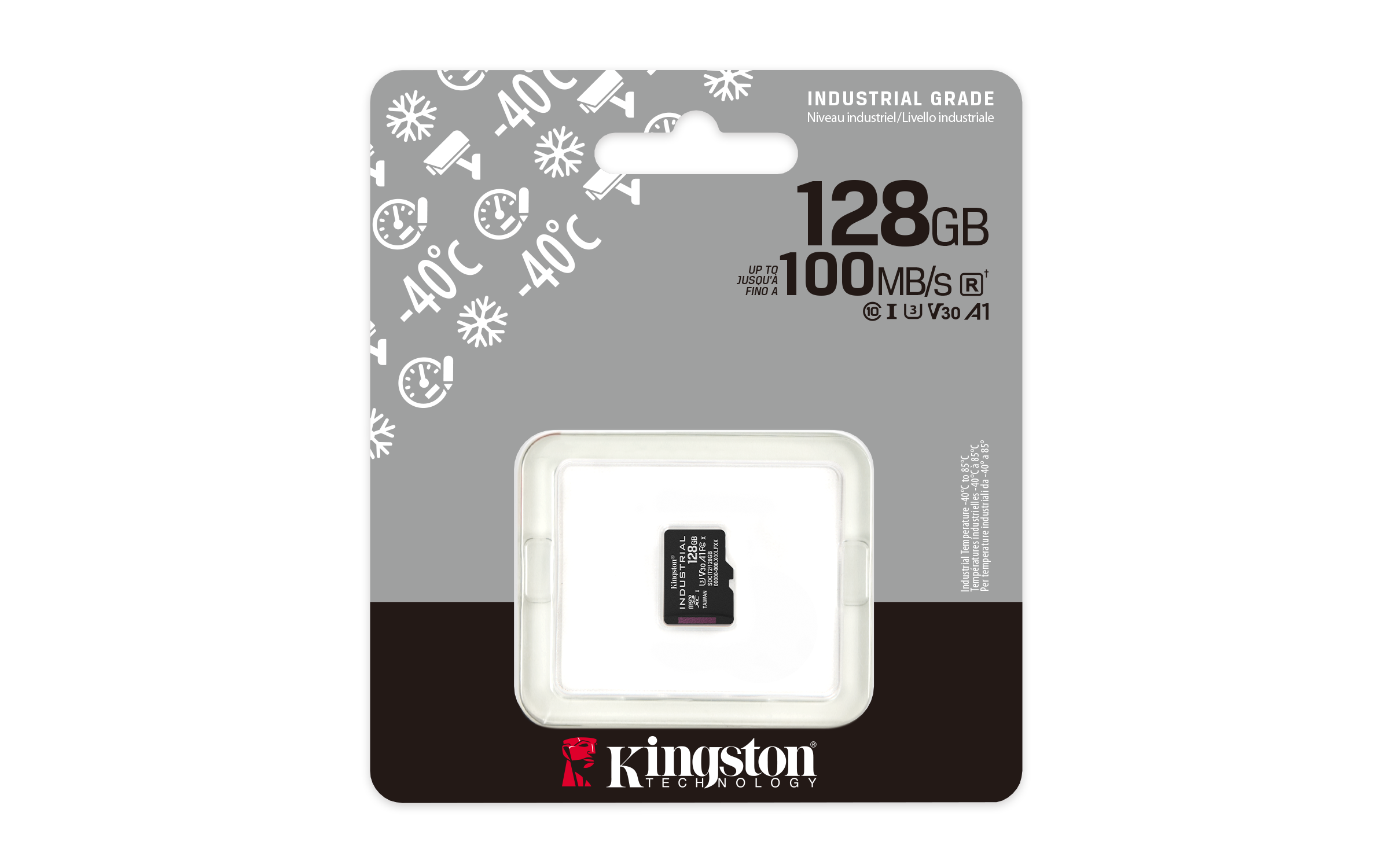 SD MicroSD Card 128GB Kingston SDHC (Class10) o.Adapter retail