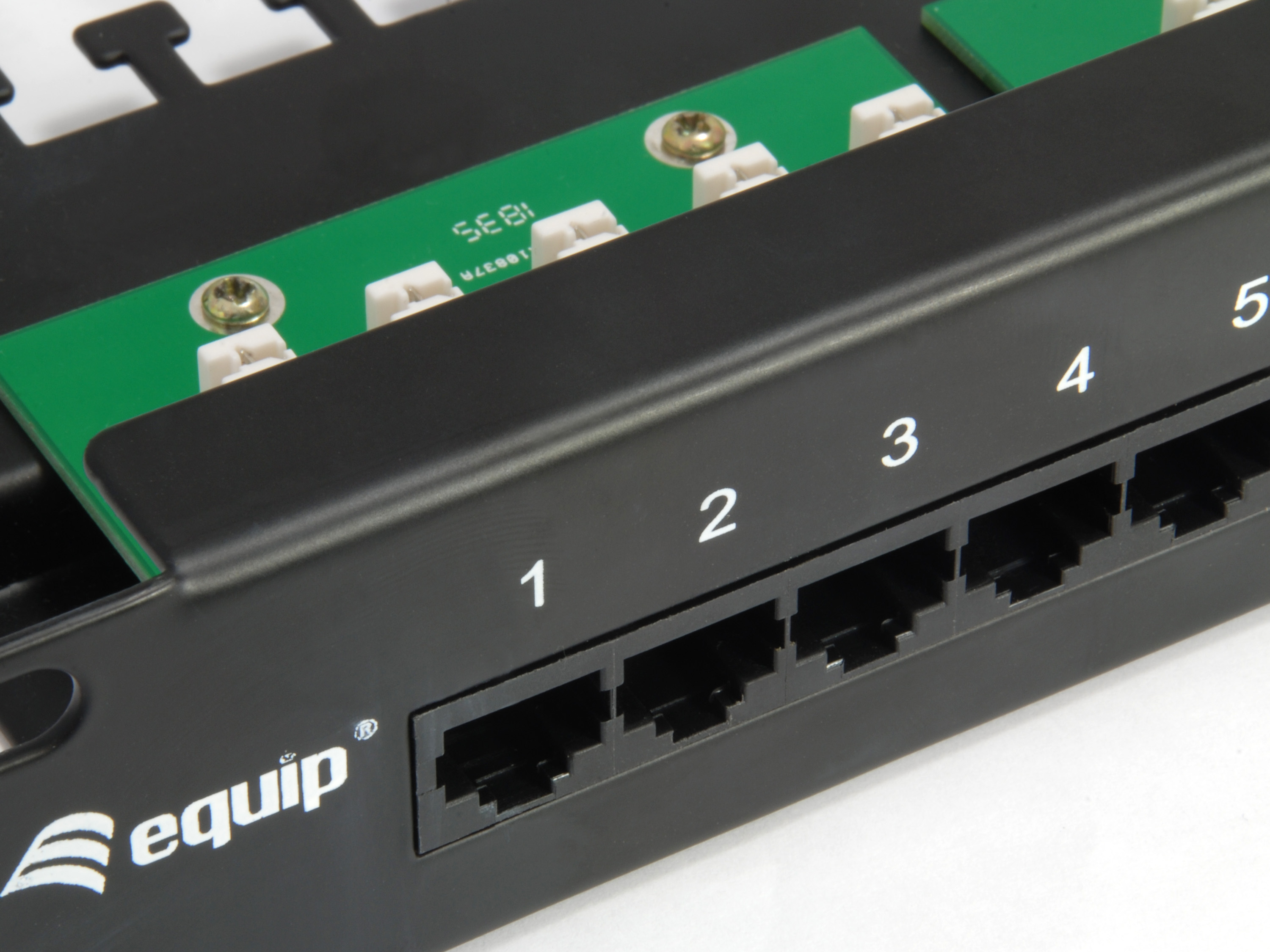 Equip 19 Patchpanel 25xRJ45 Cat3 UTP 1U ISDN RAL9005