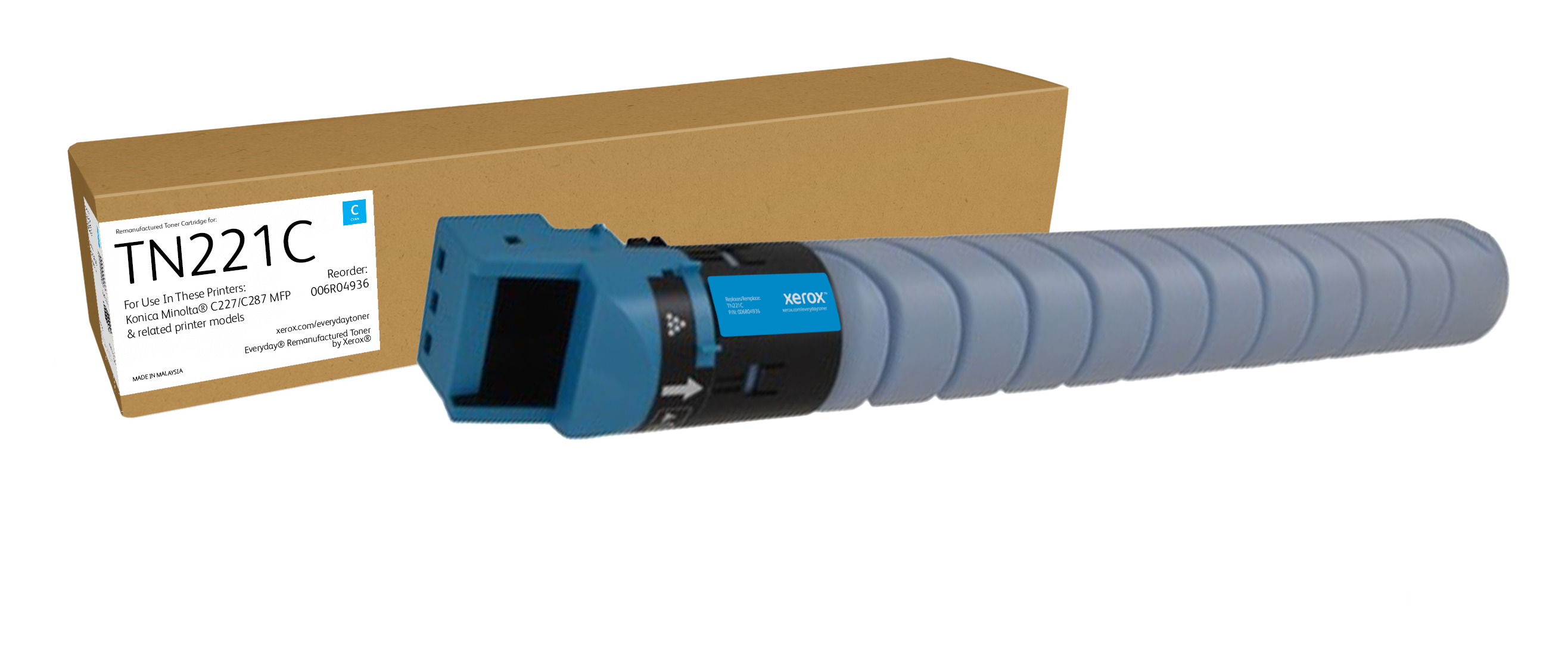 Xerox Everyday TN221C Wiederaufbereiteter Toner Cyan 21000 Seiten Konica Minolta