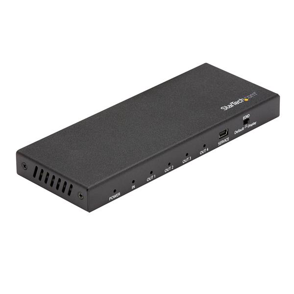 StarTech.com HDMI Splitter 4-Port 4K 60 Hz HDR Schwarz
