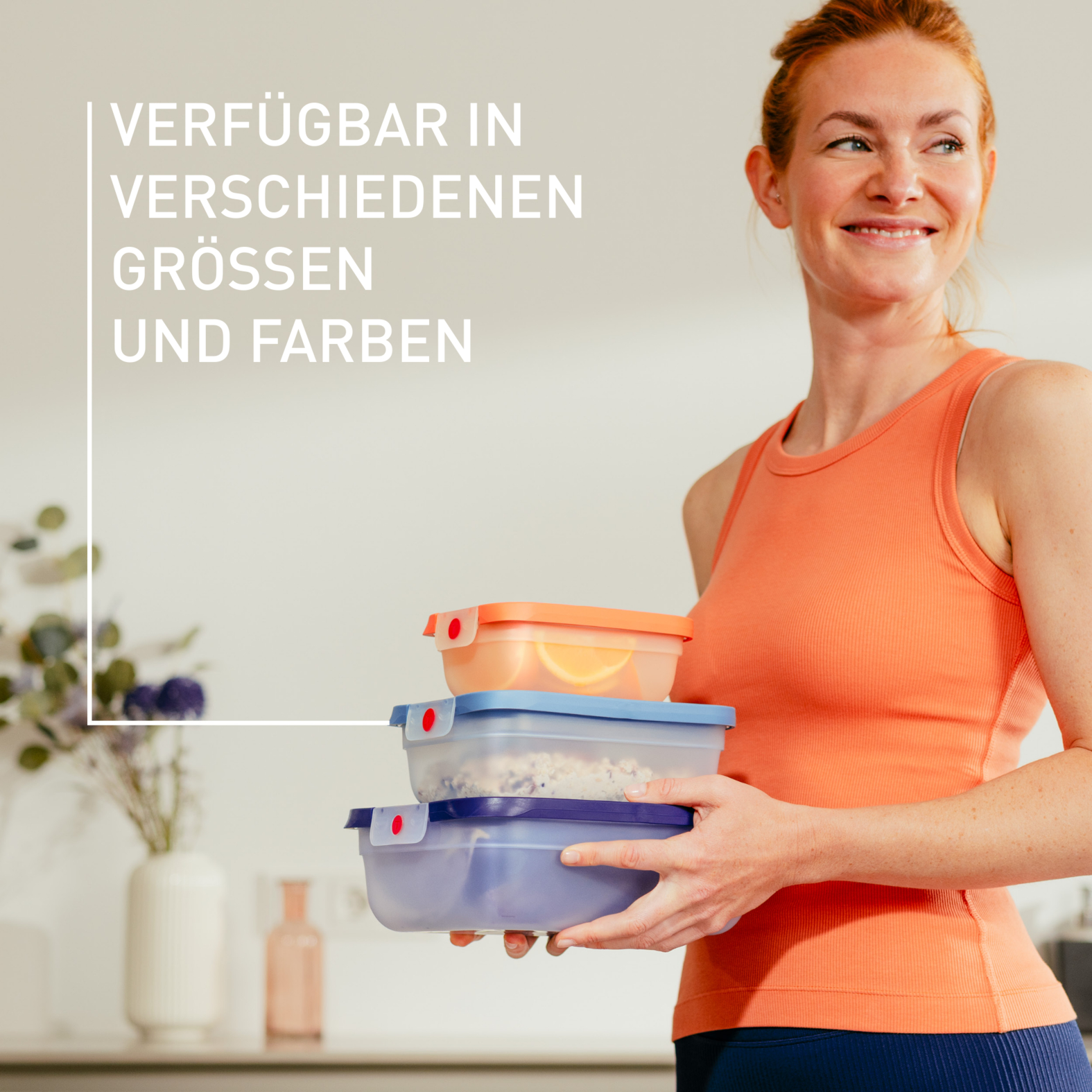 emsa Frischhaltedose ONECLICK 6,1 cm hoch violett 0,5 l, 1 St.