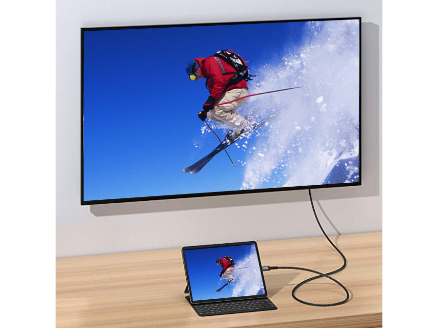 Equip Adapter USB-C->DisplayPort1.4 St/St 8K/ 60Hz 2.00m PVC