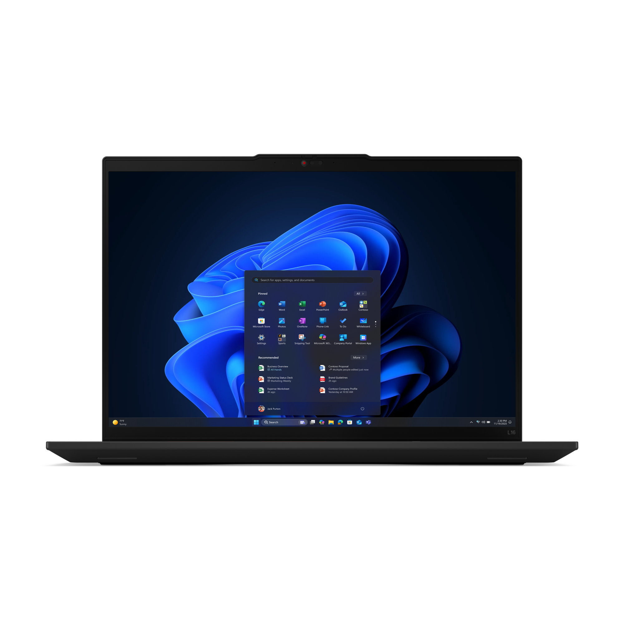 LENOVO ThinkPad L16 G2 Intel Core Ultra 5 225U 40,64cm 16Zoll No Touch WUXGA 16GB 512GB SSD UMA W11P WWAN Ready Black TopSeller