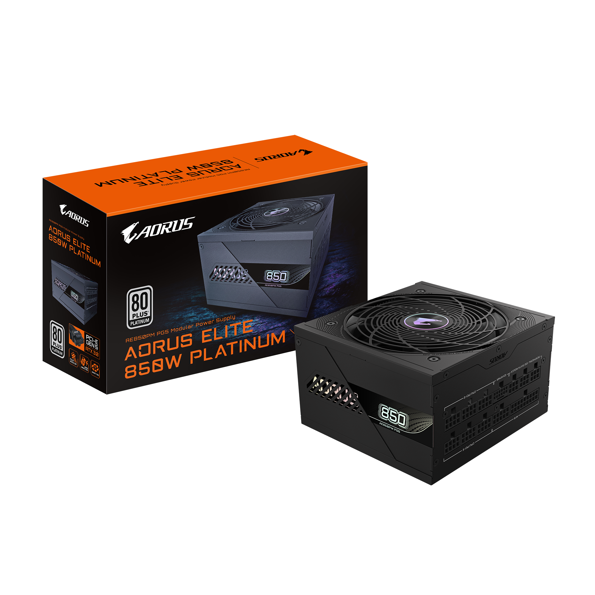 GIGABYTE AORUS ELITE P850W 80+ Platinm Modular PSU