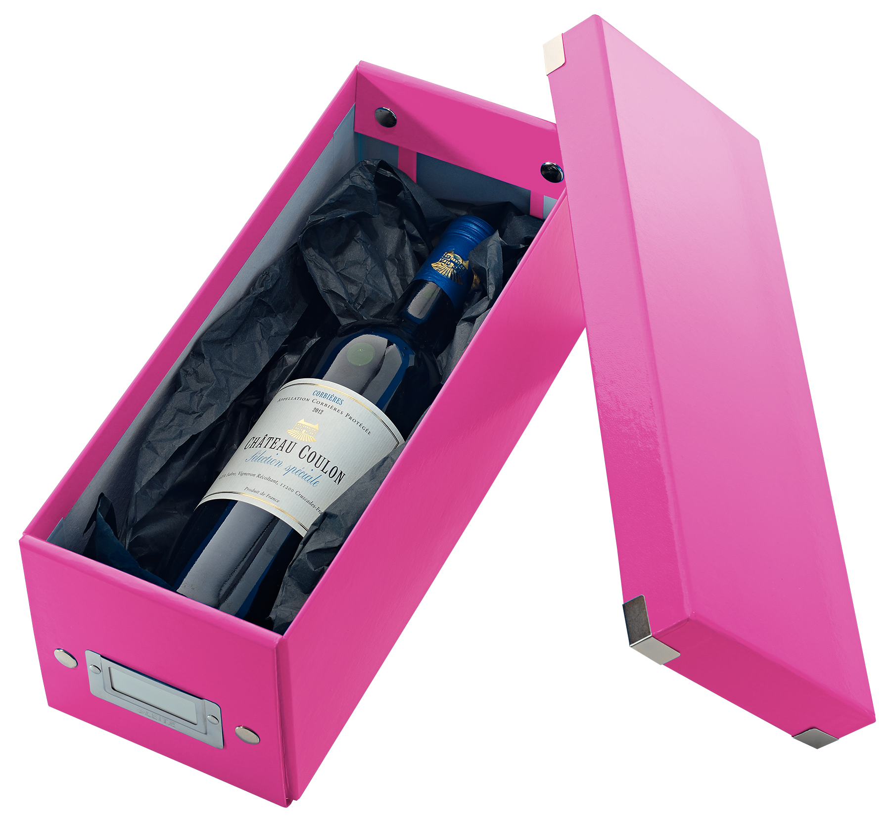 LEITZ CD-/DVD-Box Click & Store pink, 1 St.
