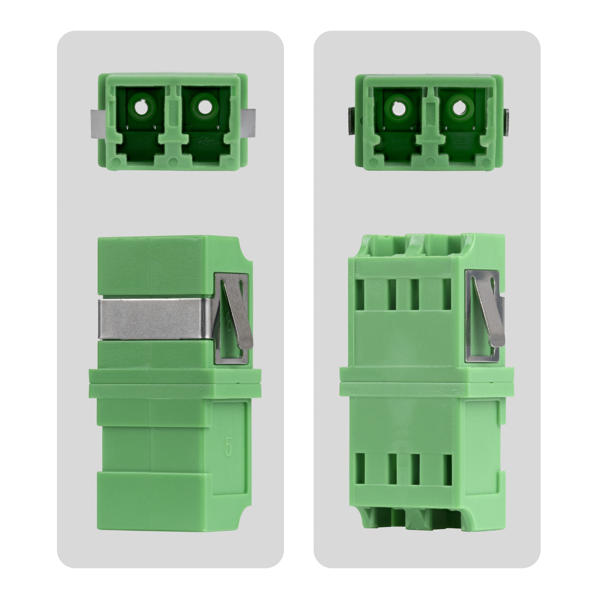LC FIBER COUPLER 10 PACK OS2 .