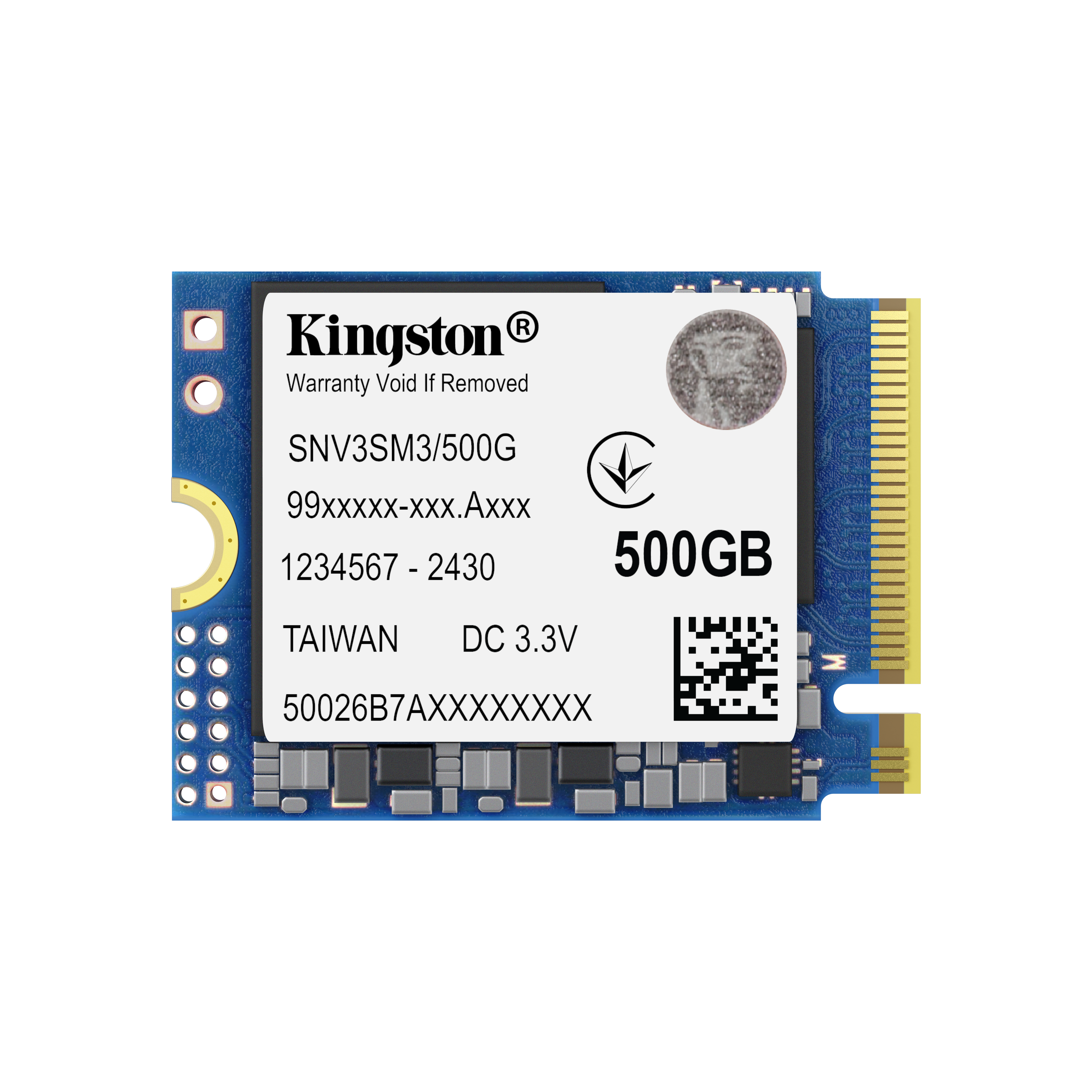 KINGSTON 500GB NV3 M.2 2230 PCIe 4.0 NVMe SSD
