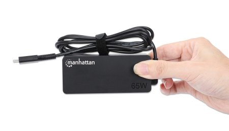 MANHATTAN USB-C Power Delivery Laptop-Netzteil 65 W schwarz
