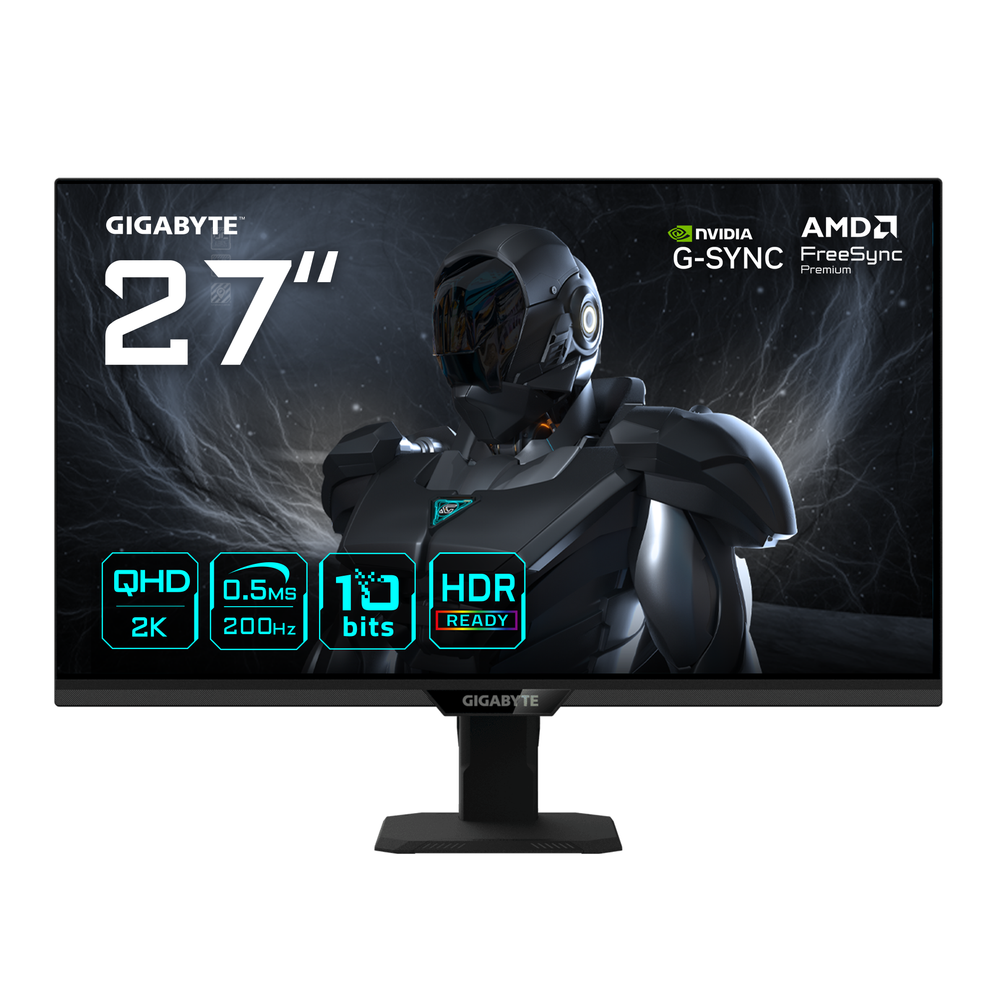 GIGABYTE G27Q20T 68,58cm 27Zoll SS IPS 2560x1440 QHD 200Hz 350cd/m2 2xHDMI 1xDP
