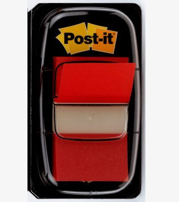 Post-it® Index Haftmarker rot 50 Streifen