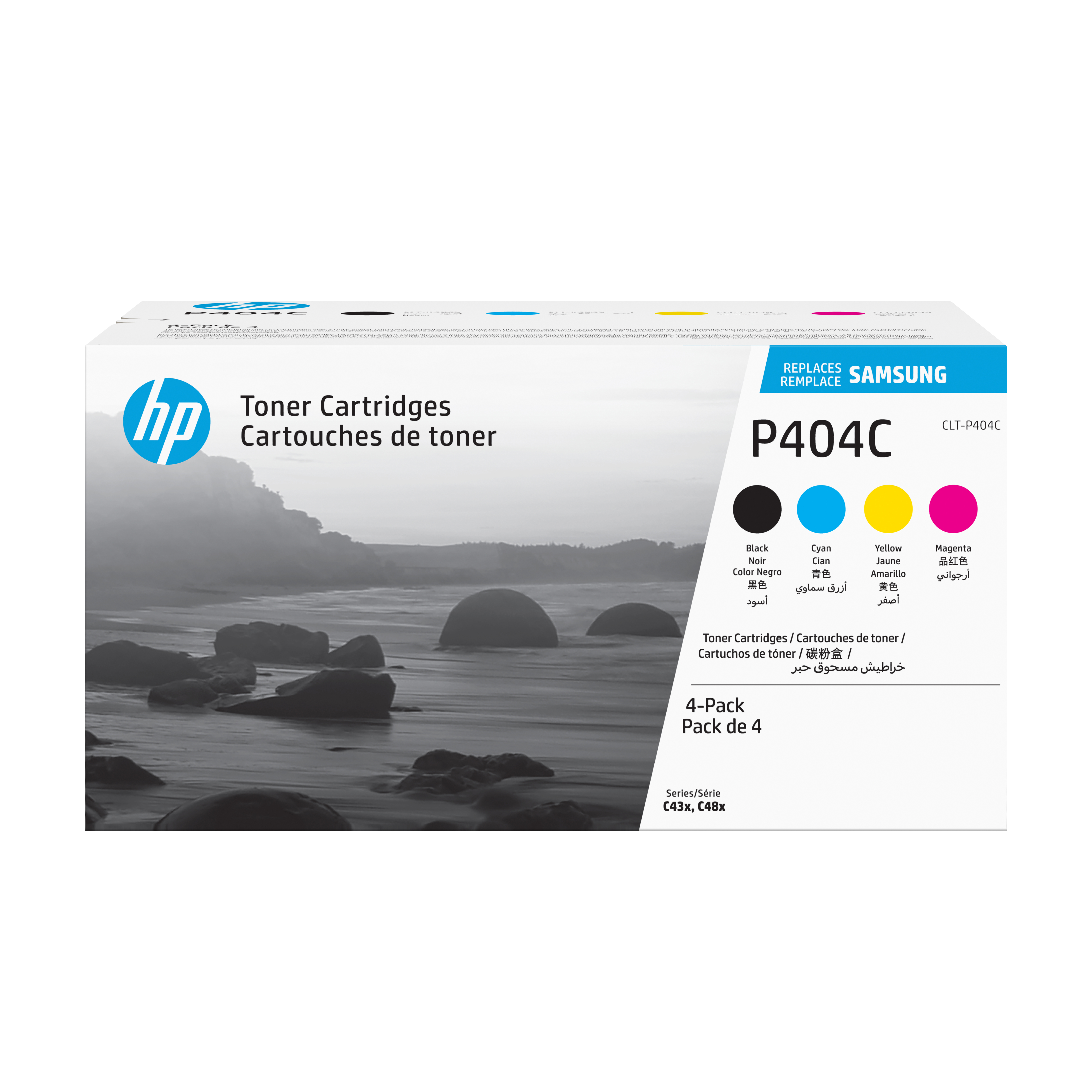 HP ersetzt Samsung CLT-P404C 4er Pack Schwarz Farbe Toner
