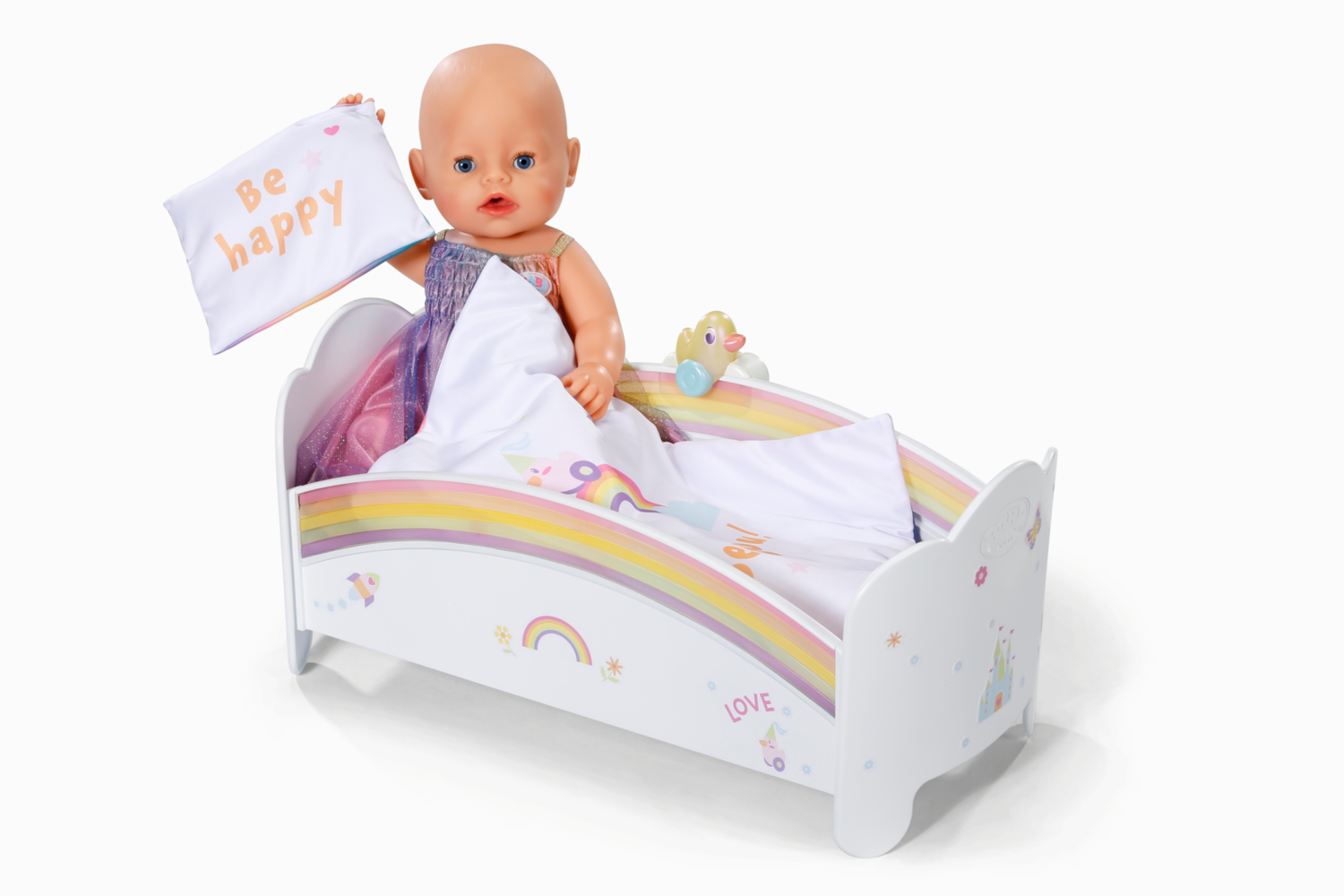 BABY born® Regenbogen Bett, Puppenmöbel