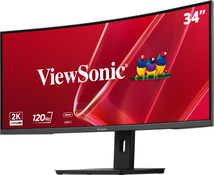 ViewSonic VA3420C-2 Monitor 87,0 cm (34,0 Zoll) schwarz