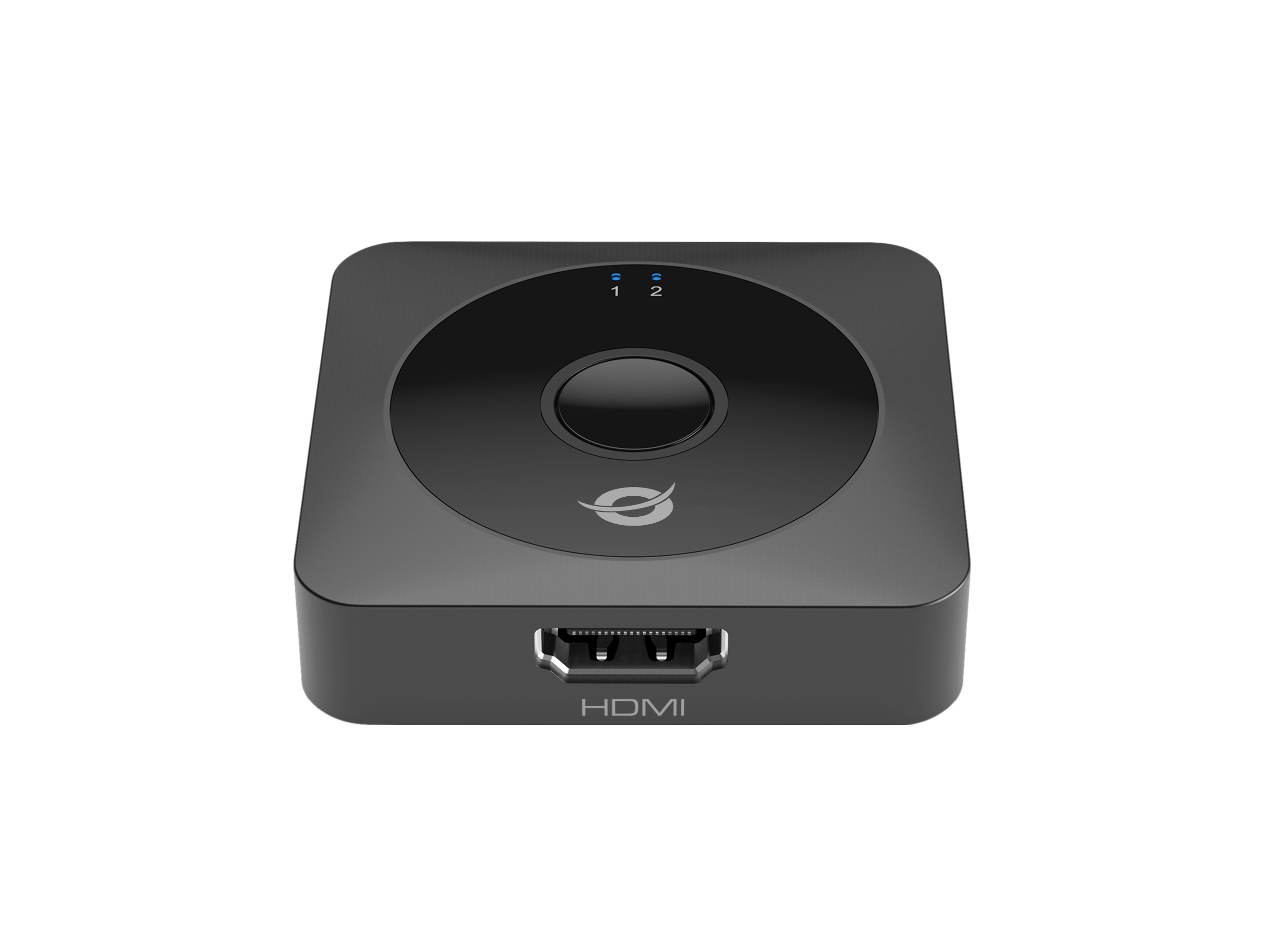 CONCEPTRONIC Switch 2-Port Bidir. 2xHDMI2.0 Bu/Bu schwarz