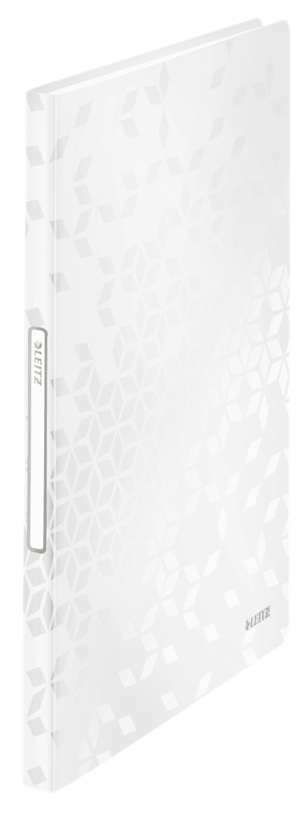 LEITZ WOW Sichtbuch DIN A4, 40 Hüllen weiß-metallic, 1 St.