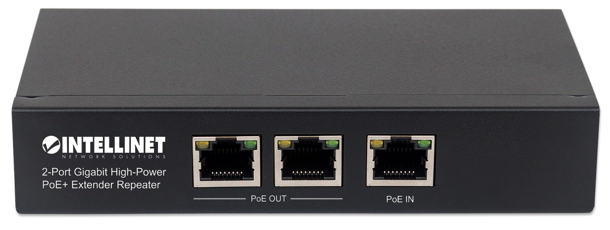 INTELLINET PoE+ Extender 2-Port Gigabit High-Power bis 100m