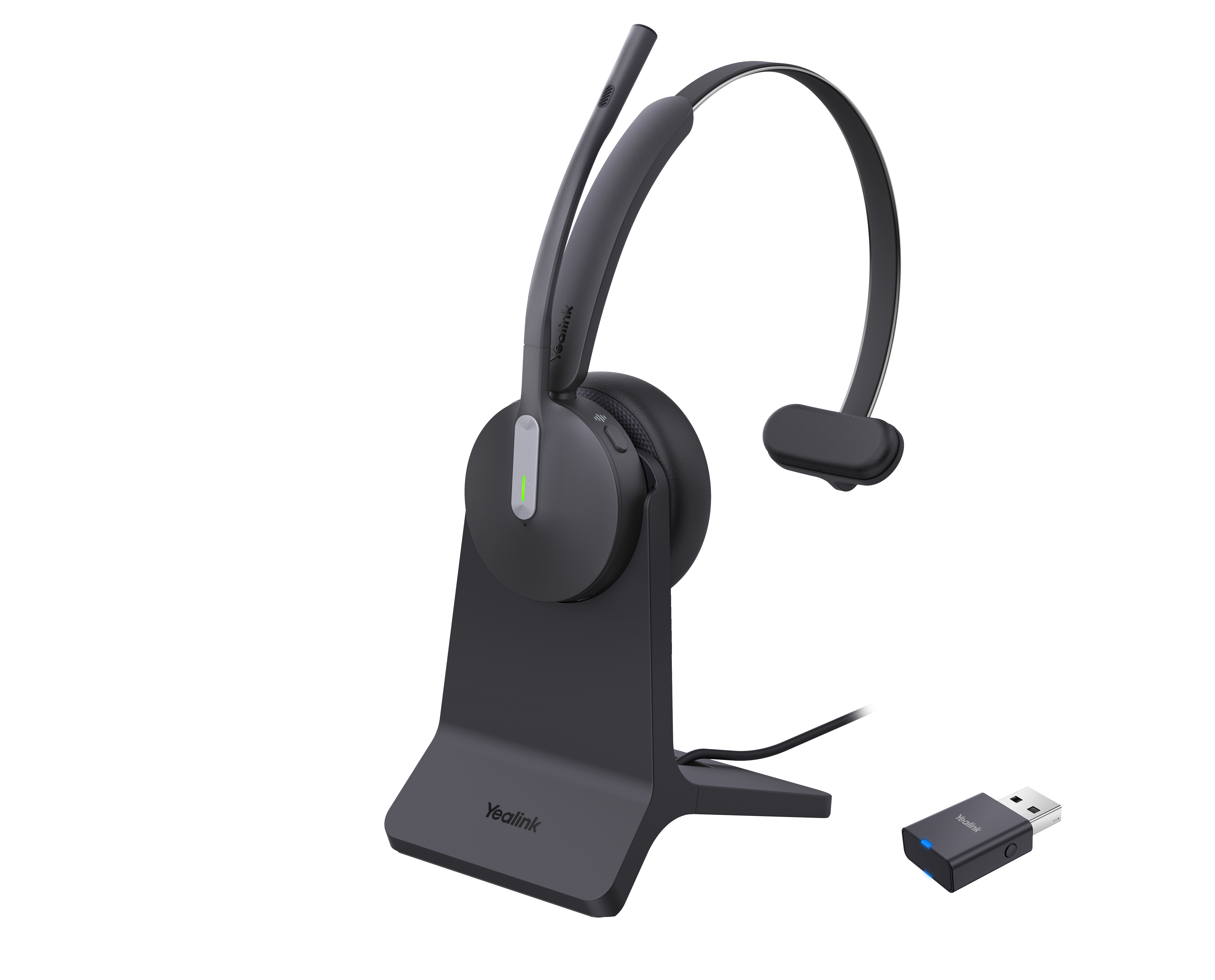 Yealink WH64 Hybrid Mono mit Charging Stand DECT Headset