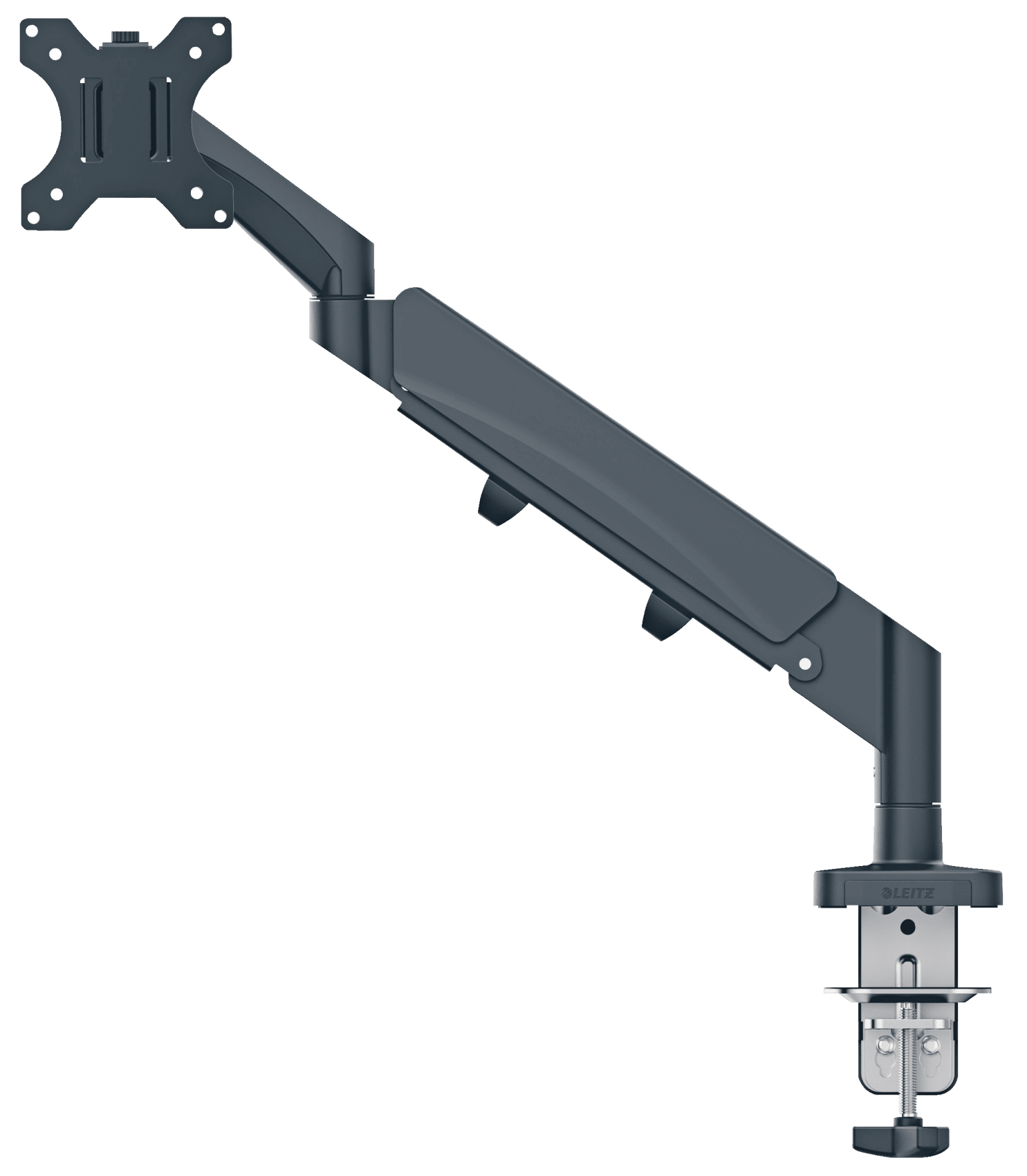 LEITZ Monitor-Halterung Ergo 64890089 dunkelgrau für 1 Monitor, Tischklemme