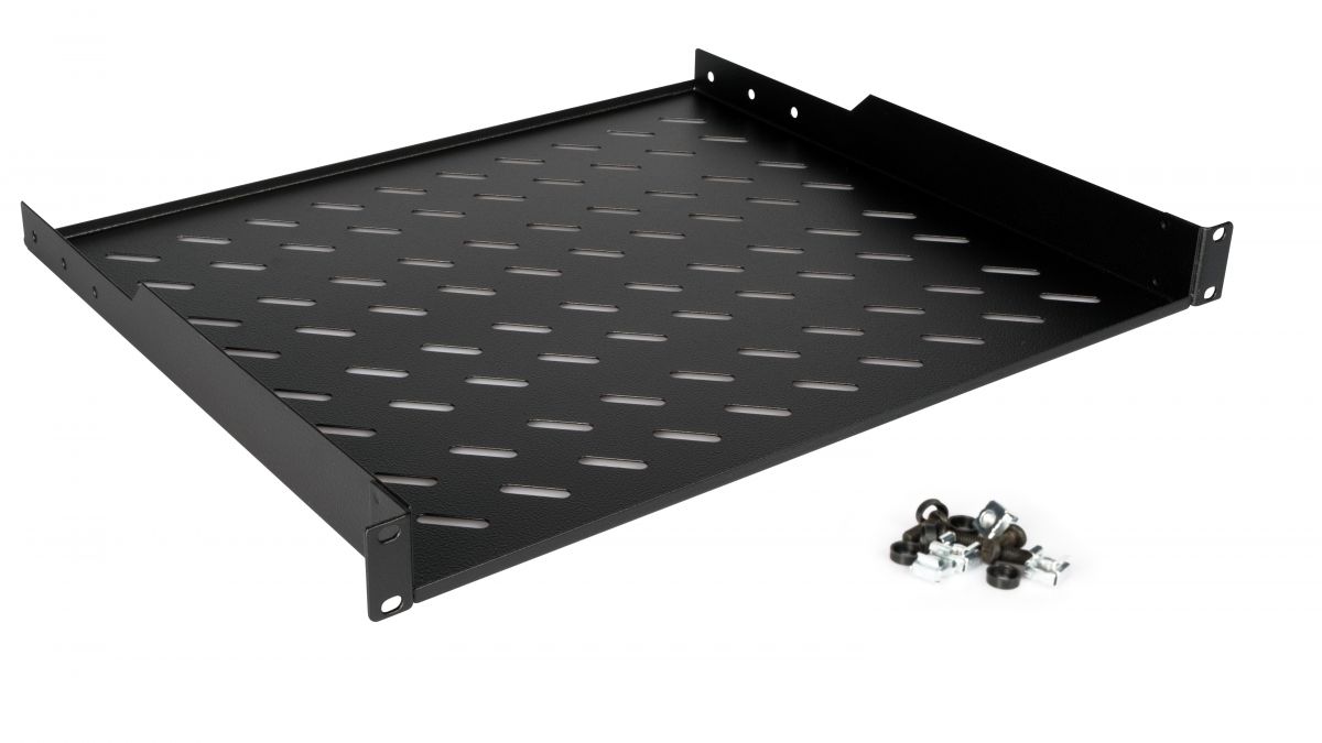 Equip 19 Fachboden fest für Serverschränke 40cm 1U schwarz