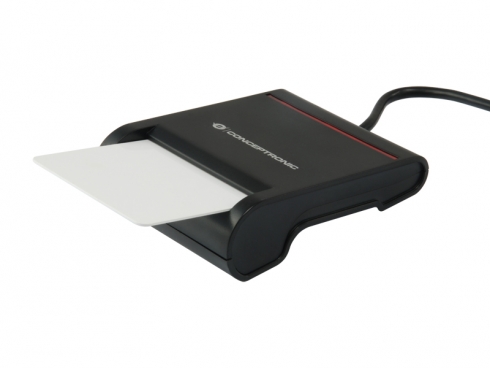 CONCEPTRONIC Smart-ID Kartenleser USB-A2.0 schwarz