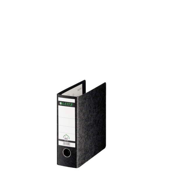LEITZ 1075 Ordner schwarz marmoriert Karton 7,8 cm DIN A5 hoch, 1 St.