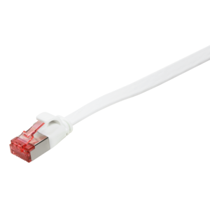 Logilink Flachpatchkabel RJ45 U/FTP Cat6A 5.00m weiß