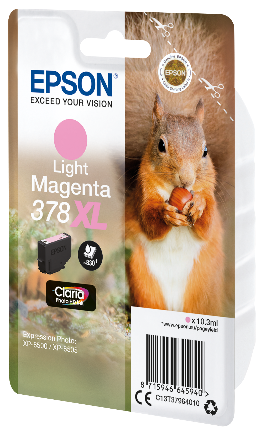 EPSON 378XL/T37964 (Eichhörnchen) light magenta Druckerpatrone