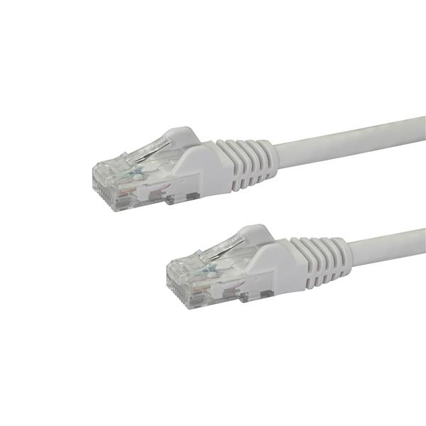 STARTECH.COM 10m Cat6 Patch Cable with Snagless RJ45 Connectors - White - Cat 6 Ethernet Patch Cable - 10 m UTP Cat6 Patch Cord