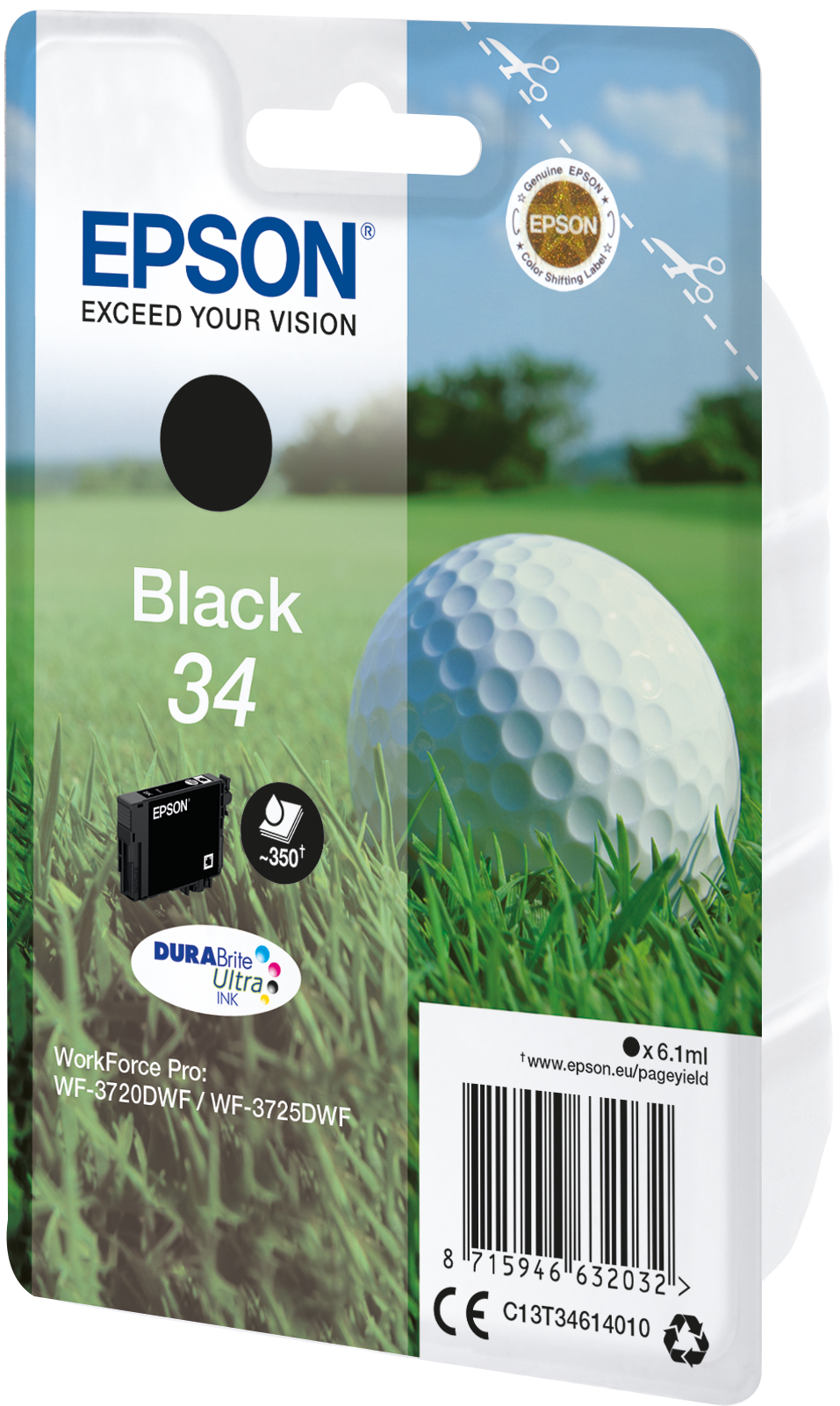 EPSON 34 / T3461 (Golfball) schwarz Druckerpatrone