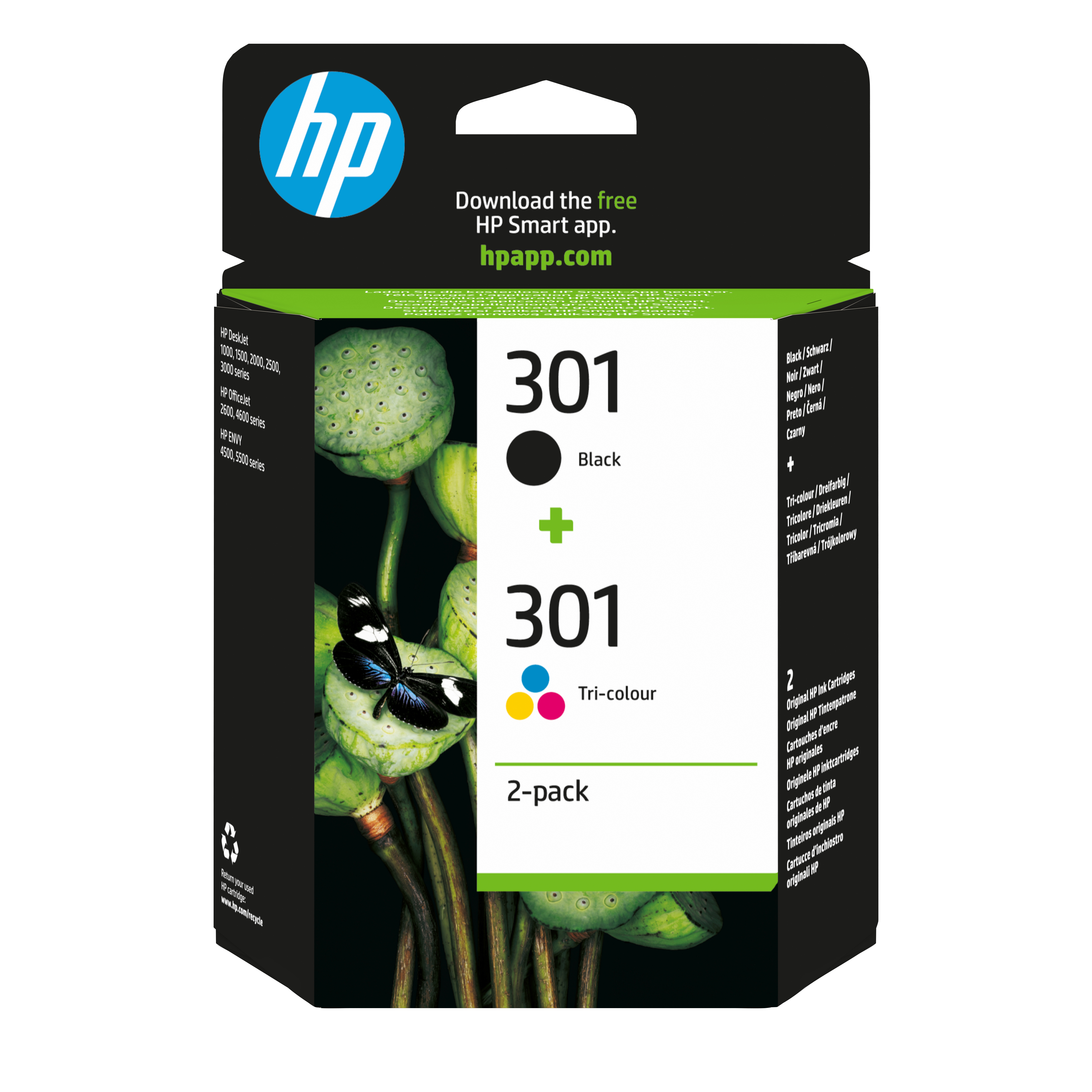 HP 301 Schwarz+Dreifarbig Tintenpatrone
