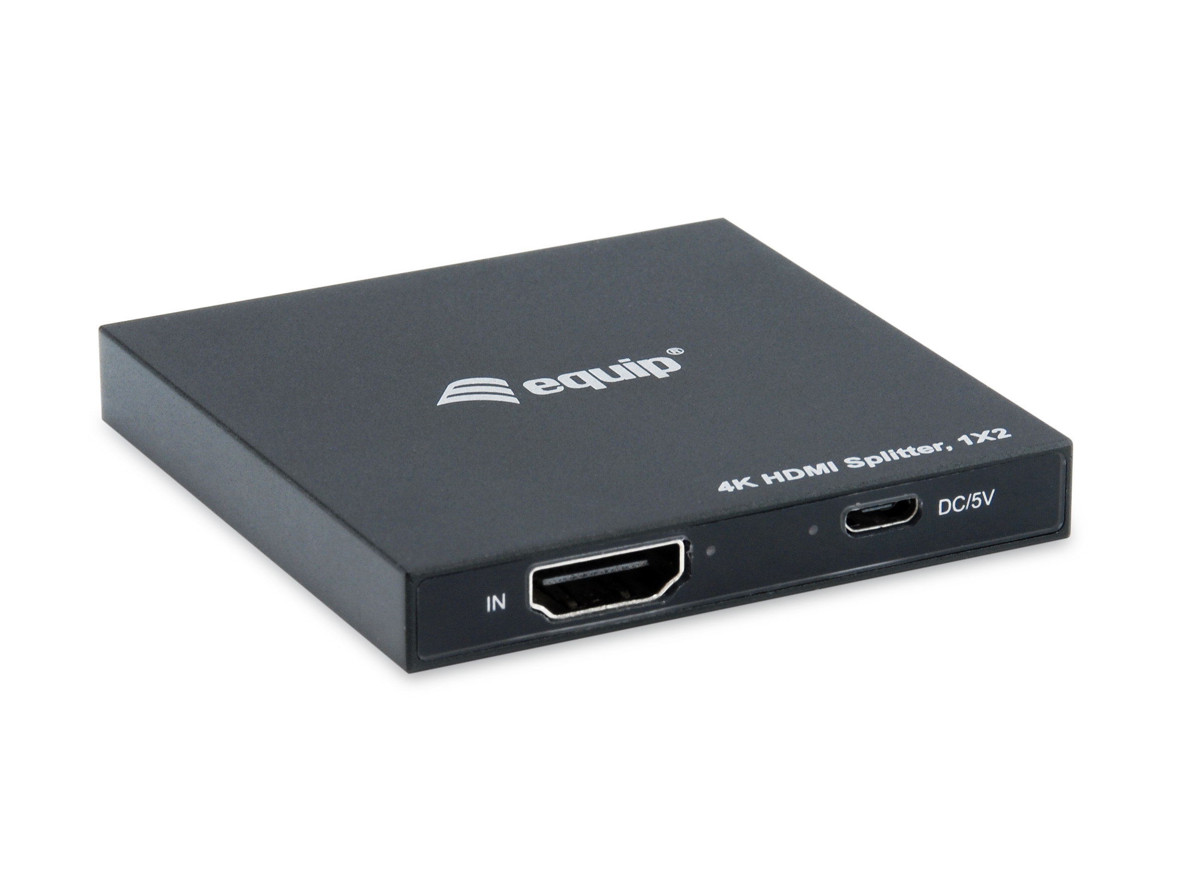 Equip HDMI1.4 2-Port Splitter Ultra Slim 4K/ 30Hz schwarz EndlessOS