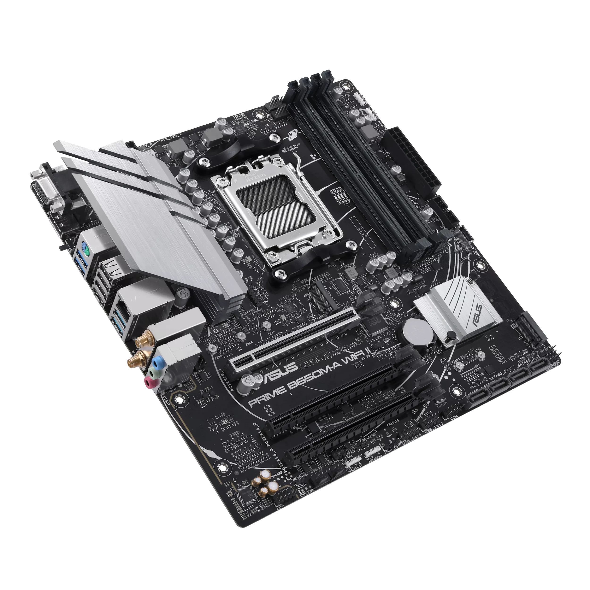 ASUS PRIME B650M-A WIFI II (AMD,AM5,DDR5,mATX)
