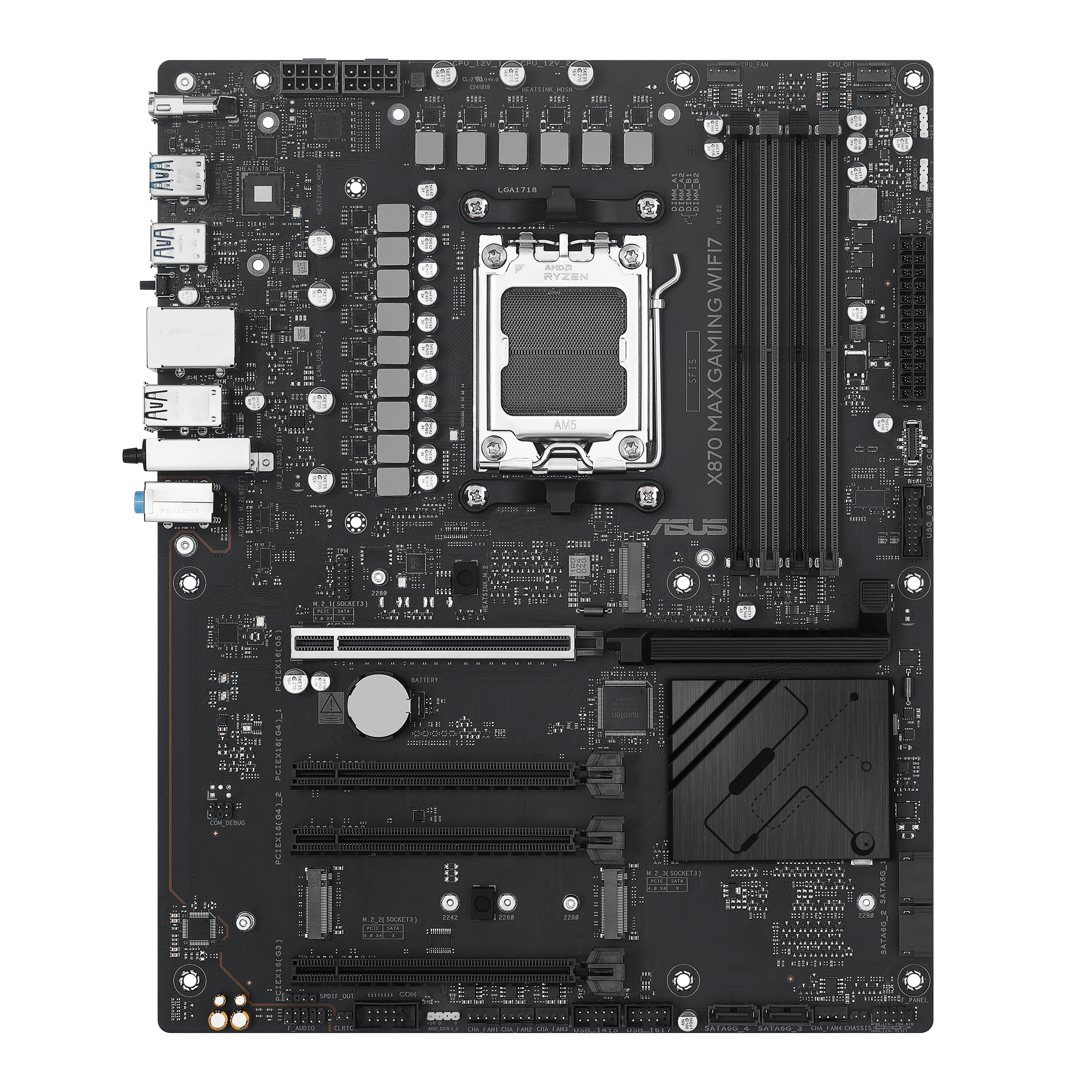ASUS X870 MAX GAMING WIFI7 AM5 MB 4xDDR5