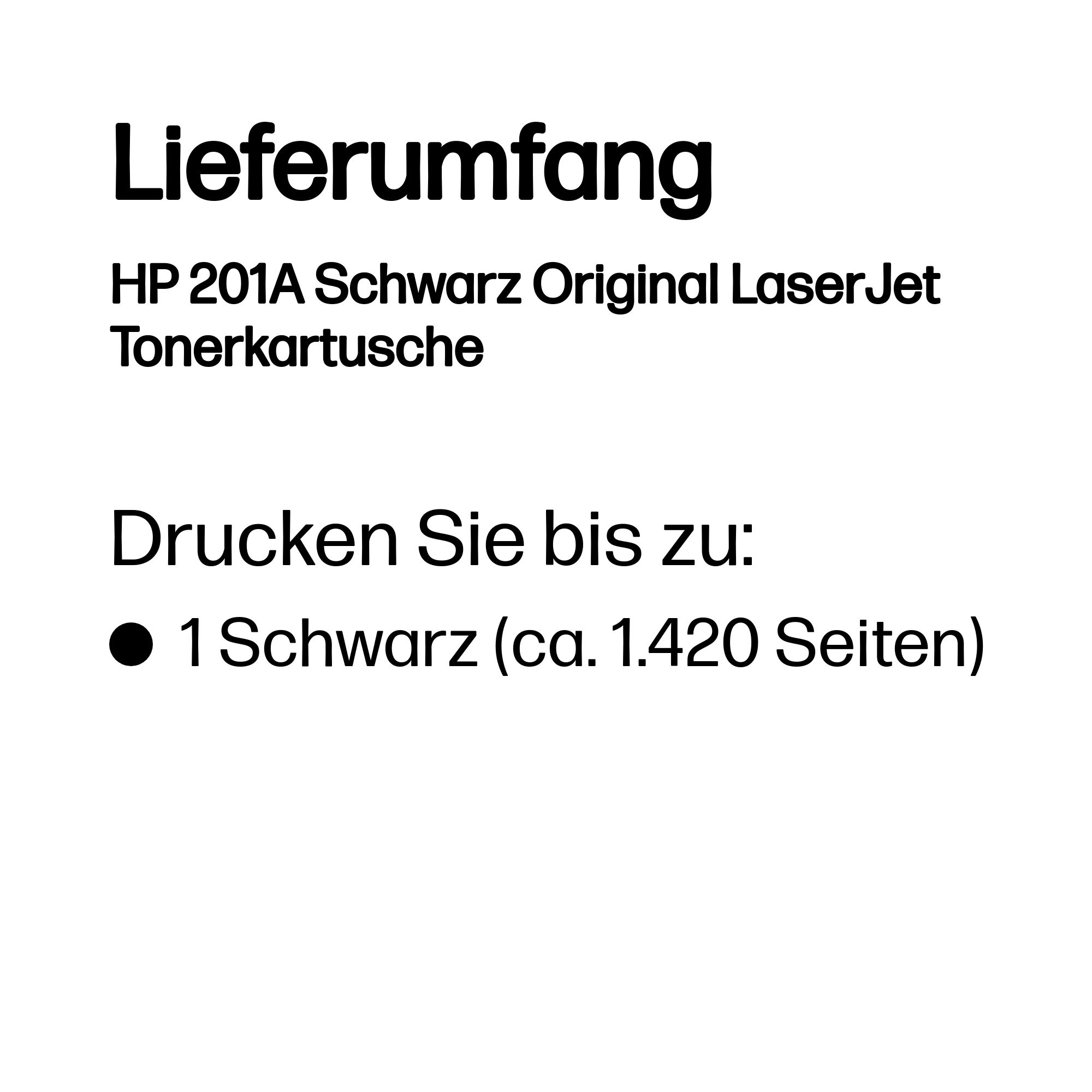 HP 201A Schwarz LaserJet Tonerpatrone