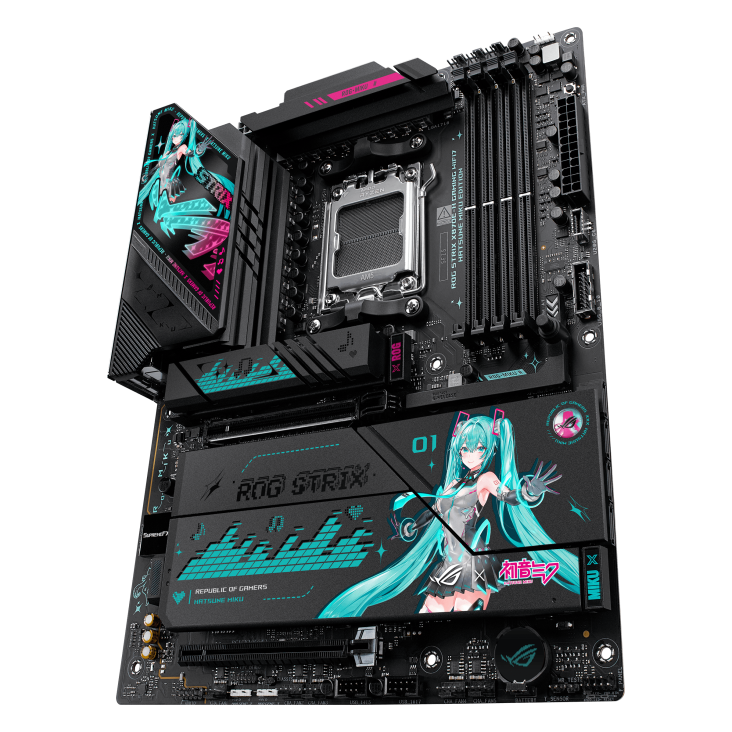 ASUS ROG STRIX X870E-H GAMING MIKU (AMD,AM5,DDR5,ATX)