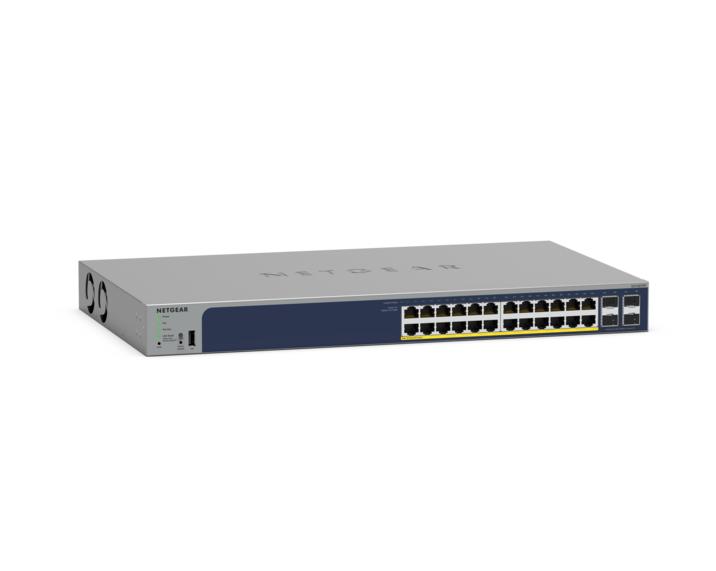 28PORT POE+ GB SMART MGD SWITCH 24X 1G POE + 4X SFP