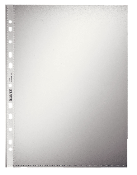 LEITZ Prospekthüllen 4796 DIN A4 transparent genarbt 0,065 mm, 100 St.