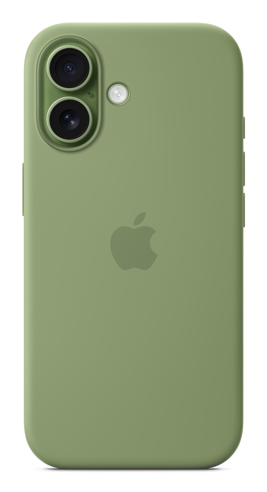 Apple Silikon Case mit MagSafe Handy-Cover für Apple iPhone 17 hellmoosgrün