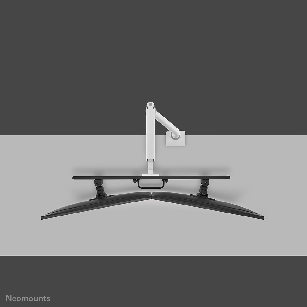 NEOMOUNTS Next One Desk Mount double display crossbar topfix clamp/grommet