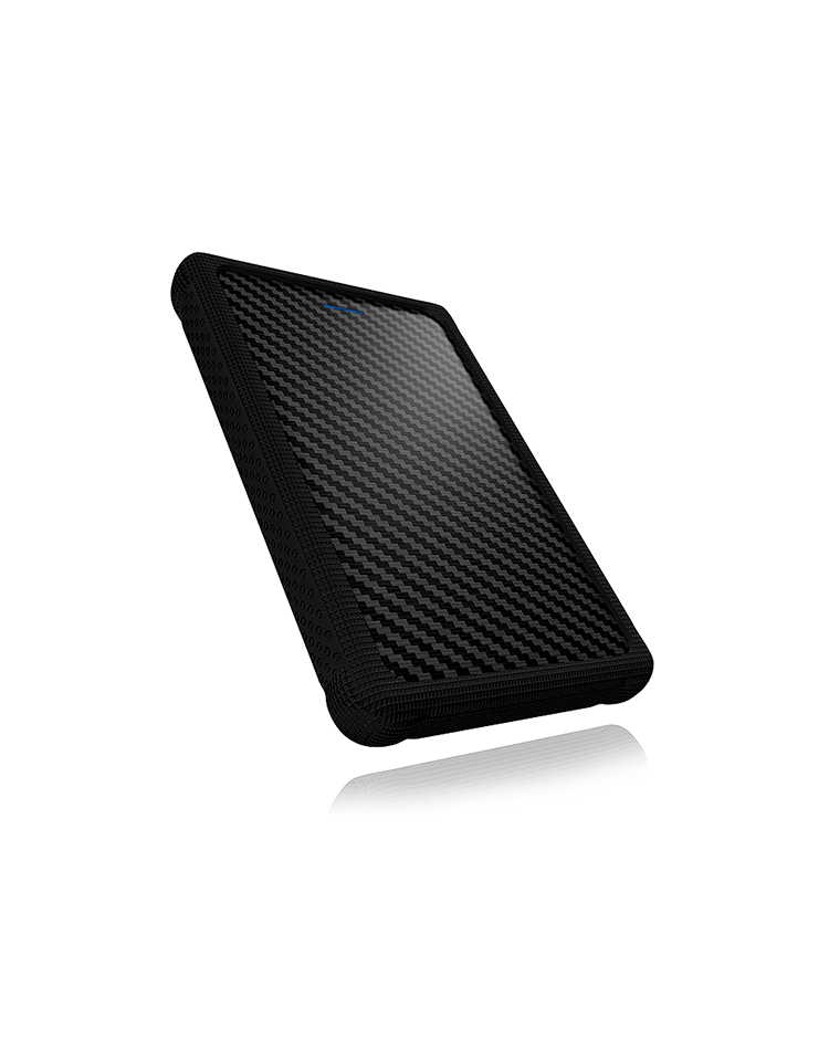 Geh. IcyBox USB 3.0 2,5 SATA3 HDD/SSD -> PC/MAC Silikon sw retail