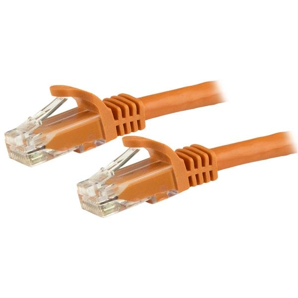 PATCH CABLE CAT6 15M SNAGLESS ORGANGE