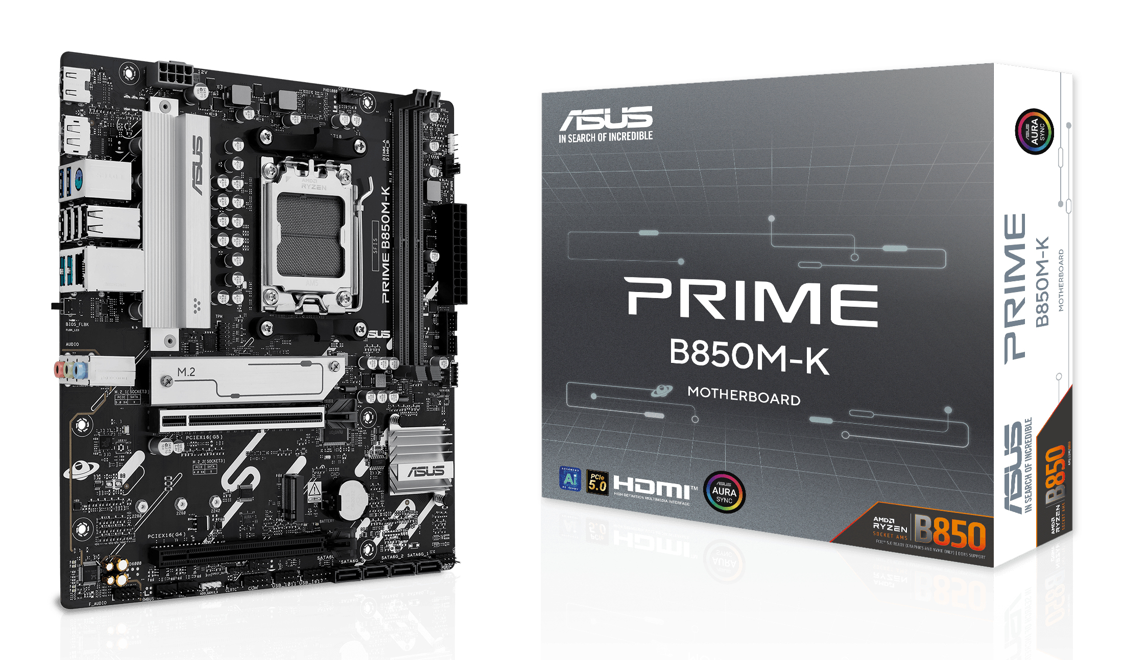 ASUS PRIME B850M-K AM5 MB 2xDDR5